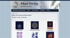 Desktop Screenshot of maniverlag.com