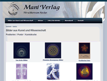 Tablet Screenshot of maniverlag.com